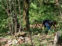 Čistenie vstupu do Horšianskej doliny k Vozárovmu Čistenie vstupu do Horšianskej doliny k Vozárovmu